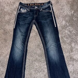 Rock Revival Dark Blue Flare Jeans